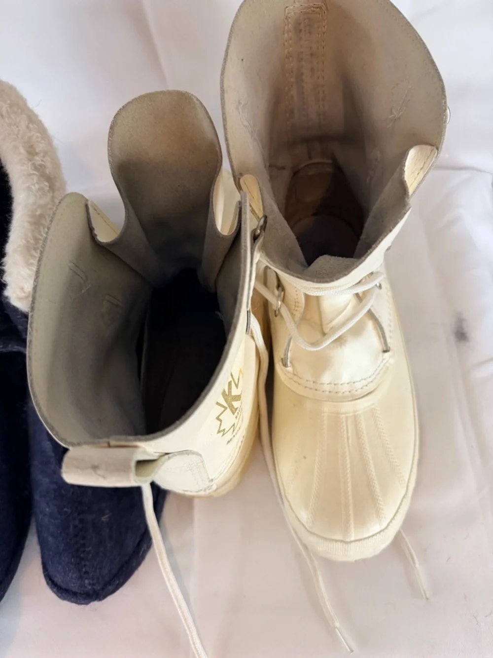 SOREL Women’s Size 8 Boots Manitou Winter Snow VINTAGE Duck Boot White Canada